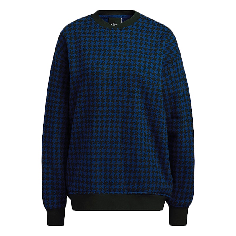 adidas Ivy Park Halls of Ivy Allover Print Crewneck Sweatshirt (All Gender) Dark Blue