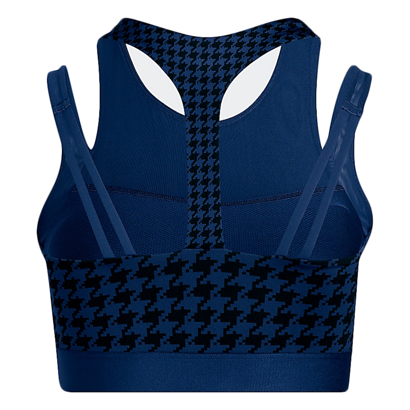 adidas Ivy Park Halls of Ivy Allover Print Halter Bra 2 (Plus Size) Dark Blue/Black