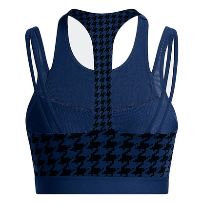 adidas Ivy Park Halls of Ivy Allover Print Halter Bra 2.0 Dark Blue/Black