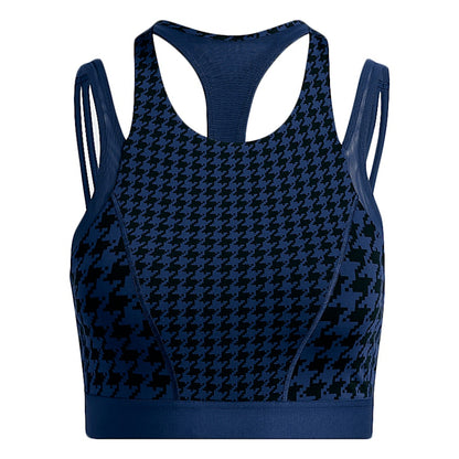 adidas Ivy Park Halls of Ivy Allover Print Halter Bra 2.0 Dark Blue/Black