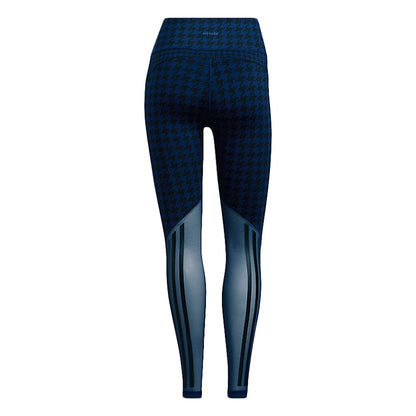 adidas Ivy Park Halls of Ivy Allover Print Sheer Tights Dark Blue/Black