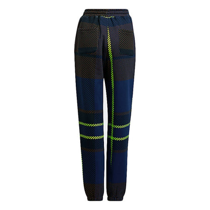 adidas Ivy Park Halls of Ivy Allover Print Sweat Pants (All Gender) Dark Blue/Brown/Black