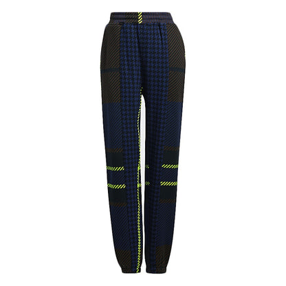 adidas Ivy Park Halls of Ivy Allover Print Sweat Pants (All Gender) Dark Blue/Brown/Black