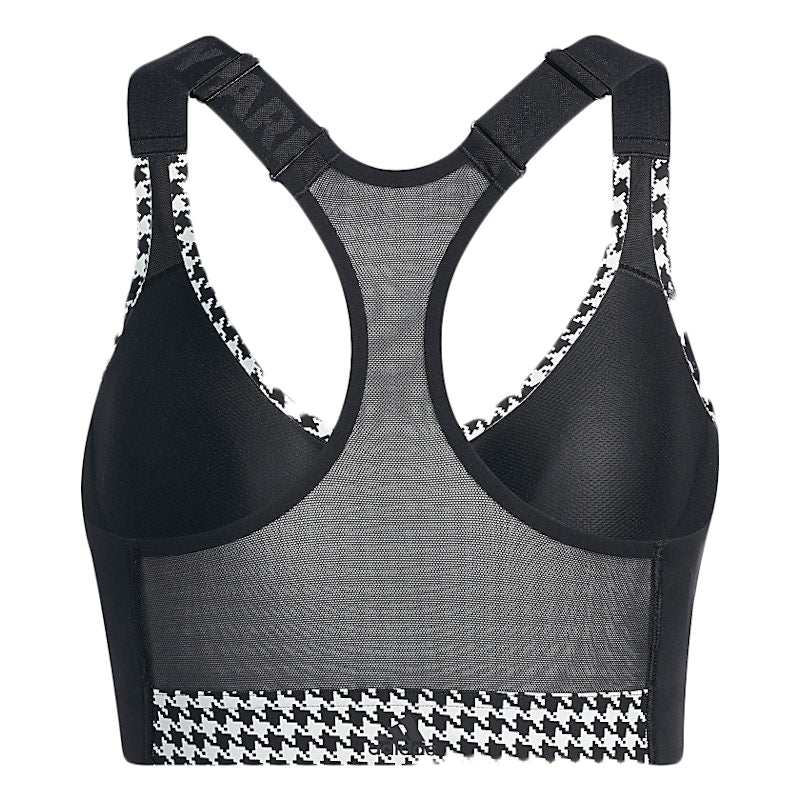 adidas Ivy Park Halls of Ivy Allover Print Zip Bra 2.0 Clear Grey/Black