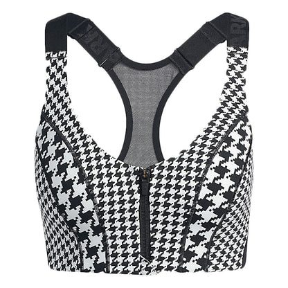 adidas Ivy Park Halls of Ivy Allover Print Zip Bra 2.0 Clear Grey/Black
