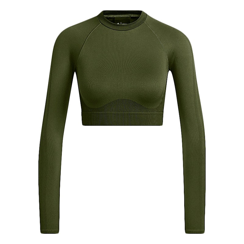 adidas Ivy Park Halls of Ivy Crop Top 2.0 Wild Pine/Black