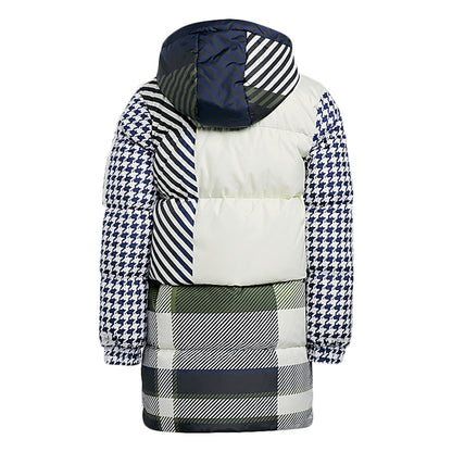 adidas Ivy Park Halls of Ivy Kids Puffer Jacket (All Gender) Cloud White/Dark Blue/Wild Pine