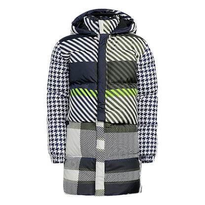 adidas Ivy Park Halls of Ivy Kids Puffer Jacket (All Gender) Cloud White/Dark Blue/Wild Pine