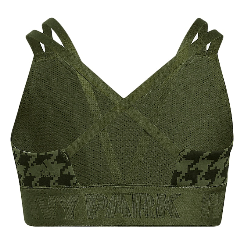 adidas Ivy Park Halls of Ivy Kids Sports Bra Wild Pine/Black