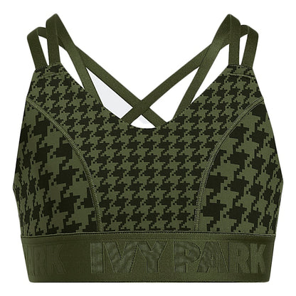 adidas Ivy Park Halls of Ivy Kids Sports Bra Wild Pine/Black