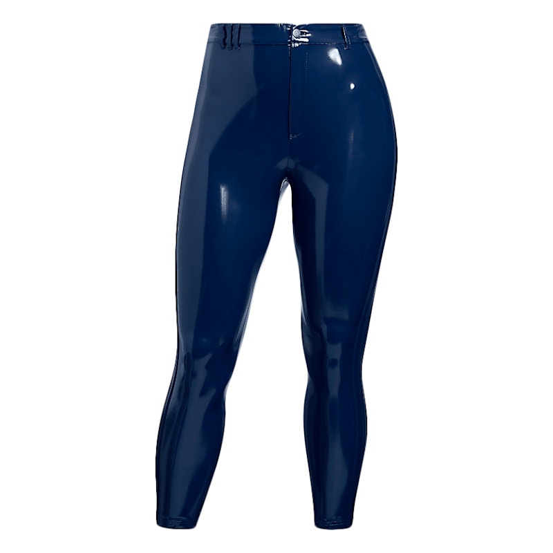 adidas Ivy Park Halls of Ivy Latex Pants (Plus Size) Dark Blue