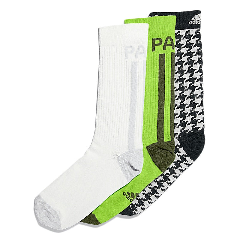 adidas Ivy Park Halls of Ivy Socks 2.0 (3 Pairs) White/Light Solid Grey/Wild Pine/Solar Green