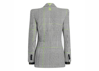 adidas Ivy Park Halls of Ivy Suit Jacket (Asia Sizing) White/Black/Semi Solar Slime