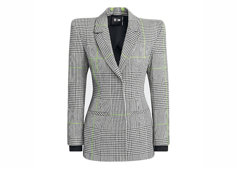 adidas Ivy Park Halls of Ivy Suit Jacket (Asia Sizing) White/Black/Semi Solar Slime