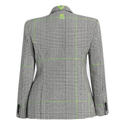 adidas Ivy Park Halls of Ivy Suit Jacket (Plus Size) Clear Grey/Black