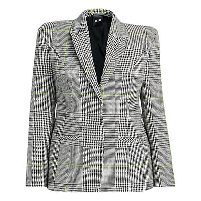 adidas Ivy Park Halls of Ivy Suit Jacket (Plus Size) Clear Grey/Black
