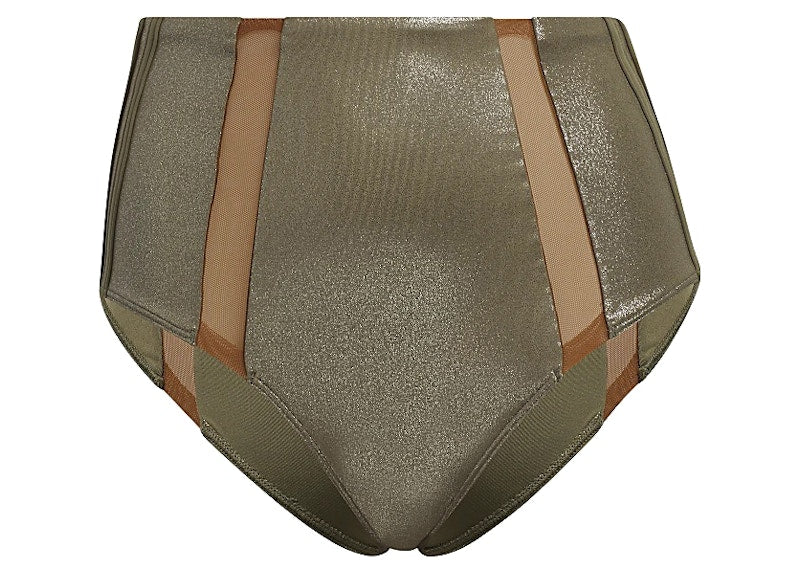 adidas Ivy Park High-Waist Swim Bottom Medium Dark Khaki