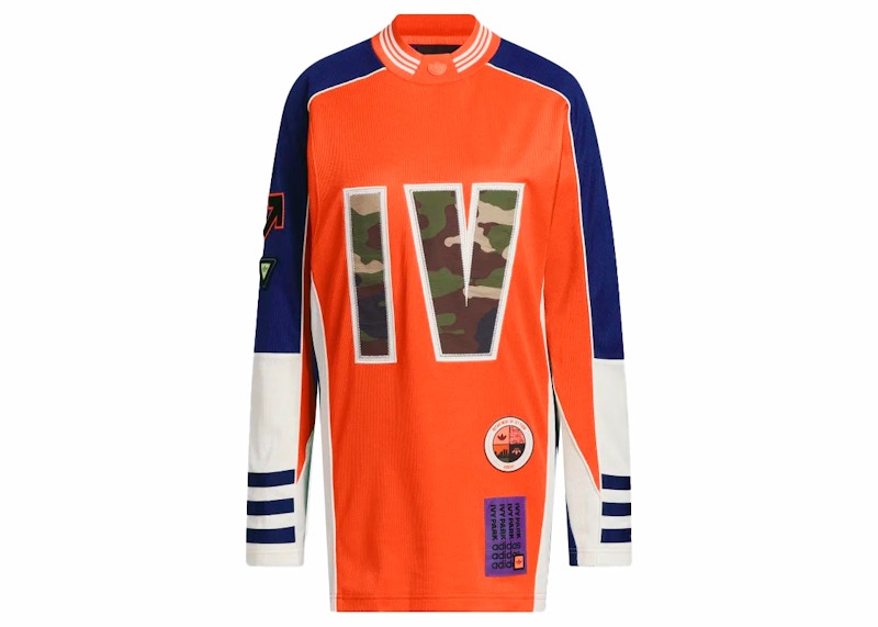 adidas Ivy Park Jersey Top (All Gender US Sizing) Solar Orange/Legacy Indigo