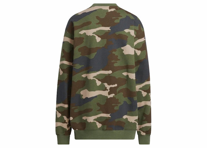 adidas Ivy Park Kangaroo Pocket Crewneck Sweatshirt (All Gender) Camo Print