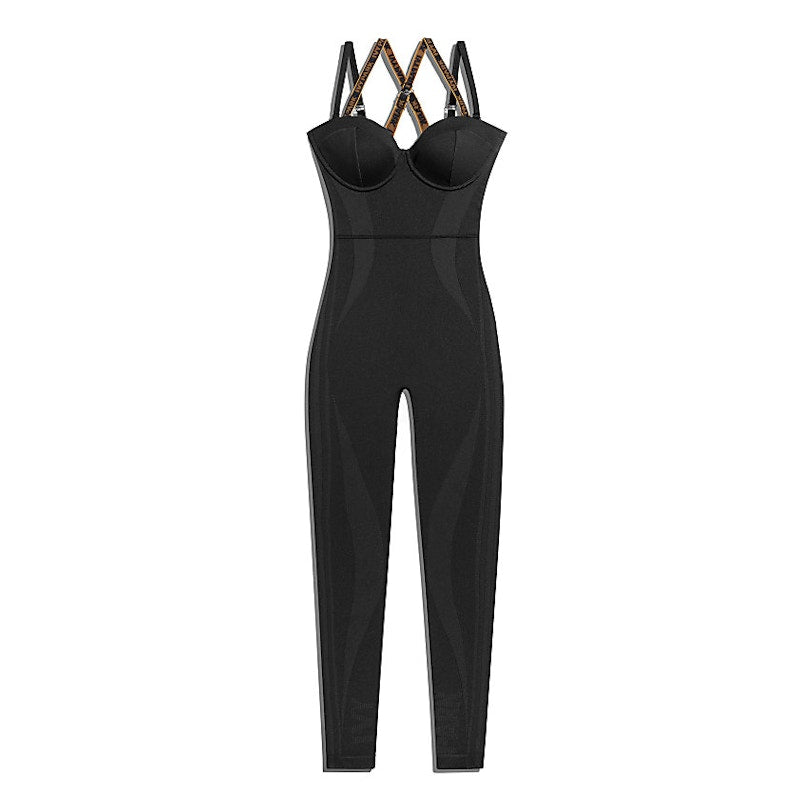 adidas Ivy Park Knit Catsuit Black