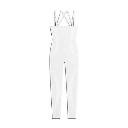 adidas Ivy Park Knit Catsuit Core White