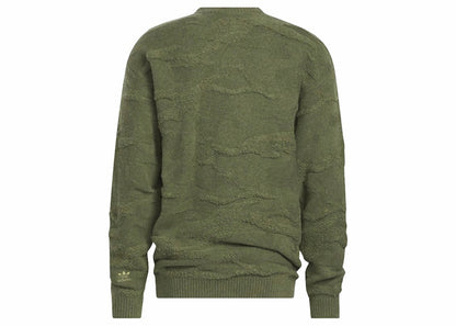 adidas Ivy Park Knit Crewneck Sweatshirt (All Gender) Wild Pine