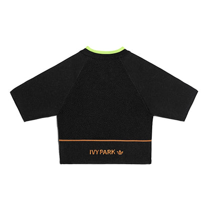 adidas Ivy Park Knit Crop Top Black/Mesa