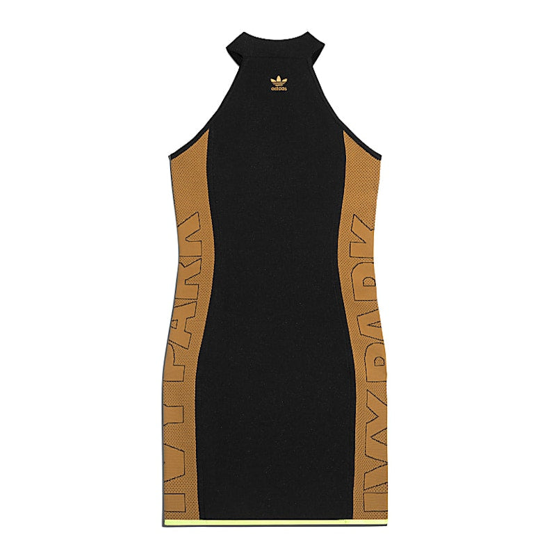 adidas Ivy Park Knit Logo Dress Black/Mesa