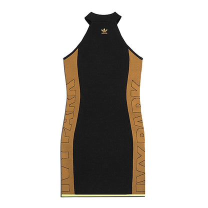 adidas Ivy Park Knit Logo Dress (Plus Size) Black/Mesa