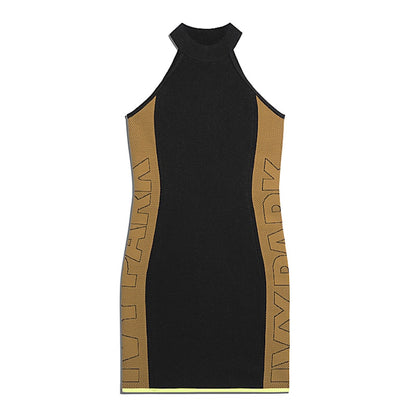 adidas Ivy Park Knit Logo Dress (Plus Size) Black/Mesa