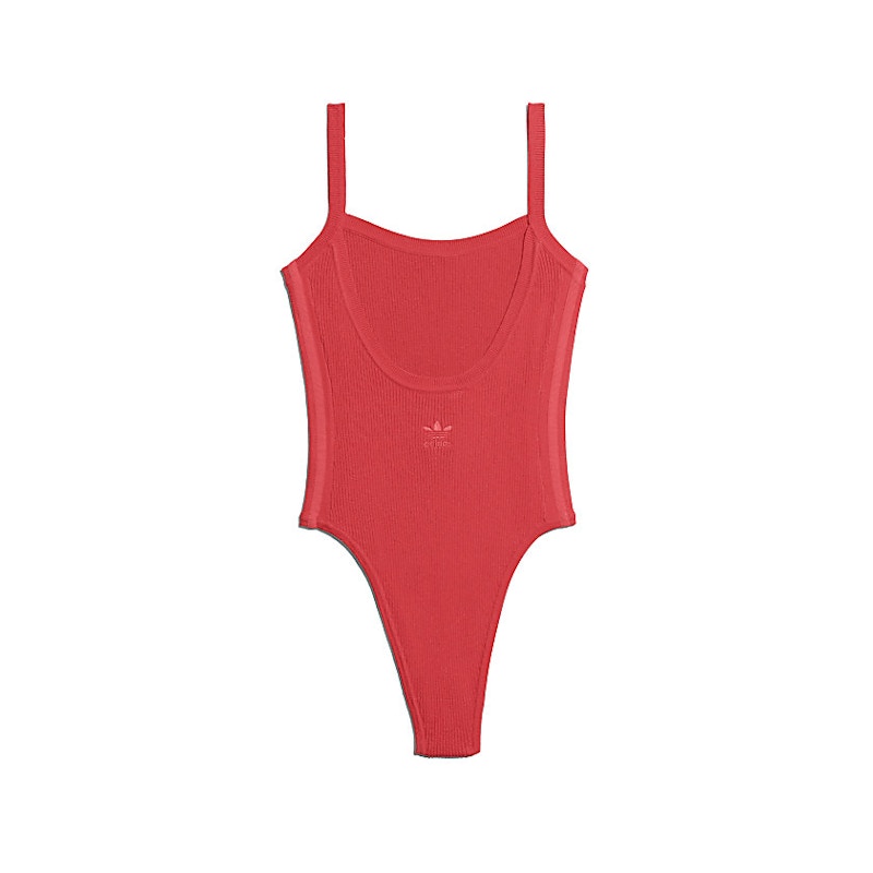 adidas Ivy Park Knit Tank Bodysuit Real Coral