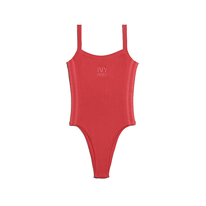adidas Ivy Park Knit Tank Bodysuit Real Coral