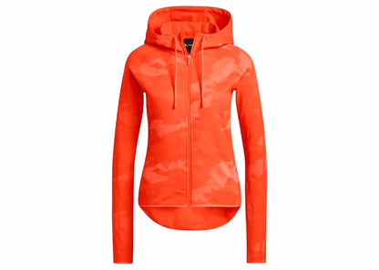adidas Ivy Park Knit Zip-Up Hoodie Solar Orange