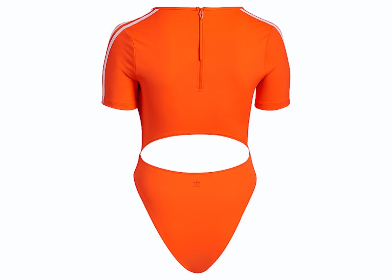 adidas Ivy Park Knot Swimsuit (Plus Size) Solar Orange