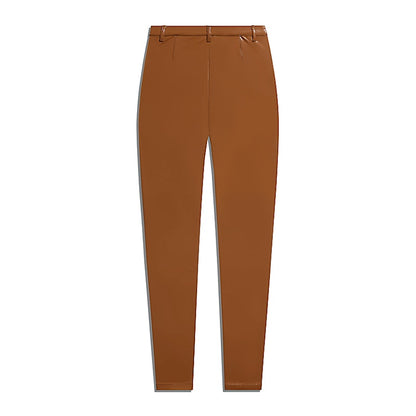 adidas Ivy Park Latex Pants Wild Brown