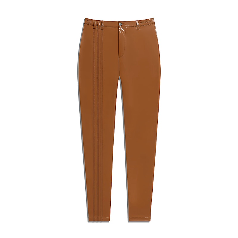adidas Ivy Park Latex Pants Wild Brown