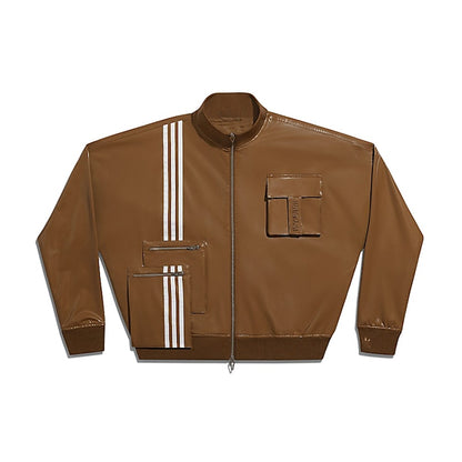 adidas Ivy Park Latex Track Jacket (All Gender) Wild Brown