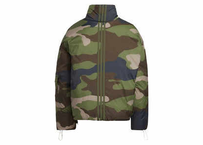 adidas Ivy Park Light Nylon Puffer Jacket (All Gender) Camo Print/Solar Orange