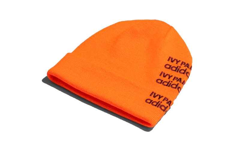 adidas Ivy Park Logo Beanie Solar Orange/Maroon