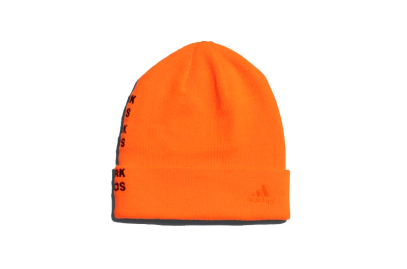 adidas Ivy Park Logo Beanie Solar Orange/Maroon