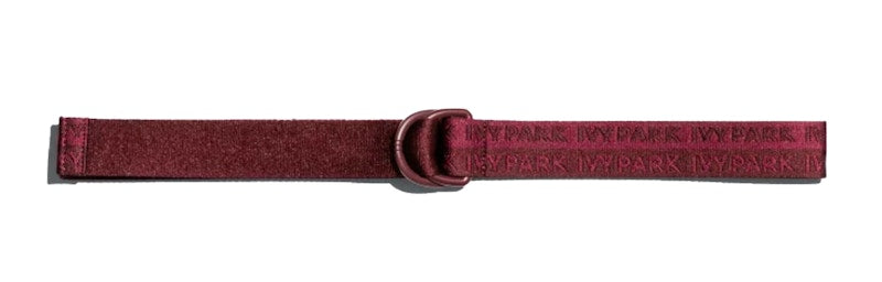 adidas Ivy Park Logo Belt Maroon/Amazon Red
