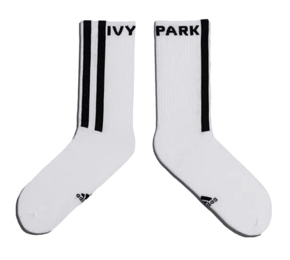 adidas Ivy Park Logo Socks (3 Pair) White/Black/Black