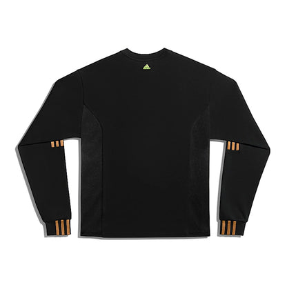 adidas Ivy Park Long Sleeve Crewneck Sweatshirt (Gender Neutral) Black