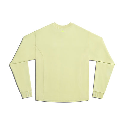 adidas Ivy Park Long Sleeve Crewneck Sweatshirt (Gender Neutral) Yellow Tint