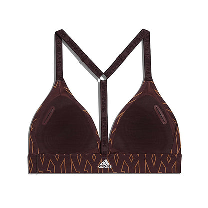 adidas Ivy Park Low-Support Triangle Bra Wild Brown/Night Red