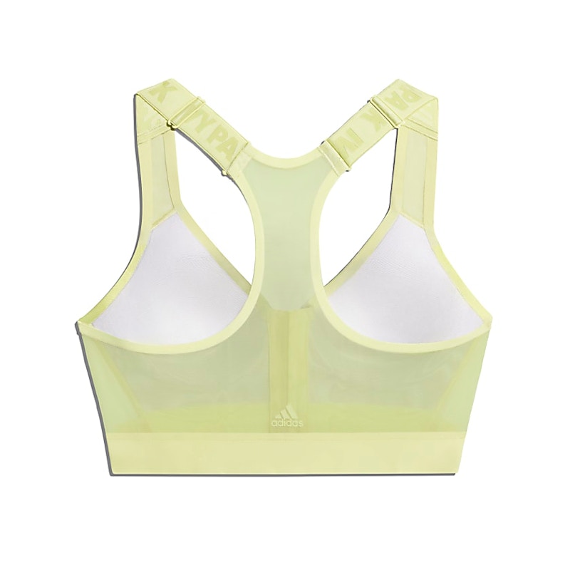 adidas Ivy Park Medium Support Zip Bra (Plus Size) Yellow Tint
