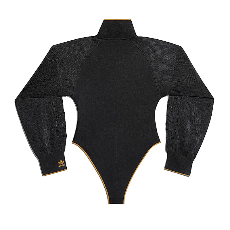 adidas Ivy Park Mesh Sleeve Bodysuit Black/Mesa