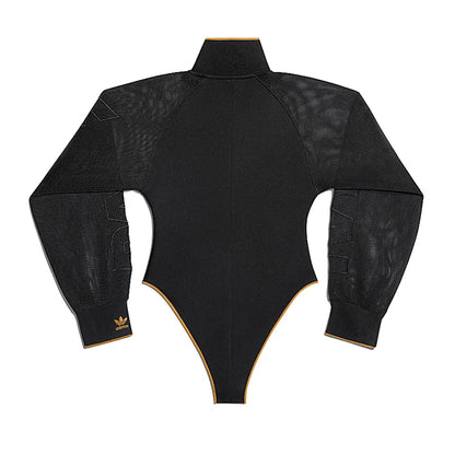 adidas Ivy Park Mesh Sleeve Bodysuit (Plus Size) Black/Mesa