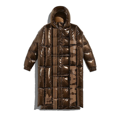 adidas Ivy Park Metallic Puffer Jacket (All Gender) Wild Brown