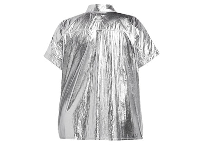 adidas Ivy Park Metallic Shirt (Plus Size) Silver Metallic